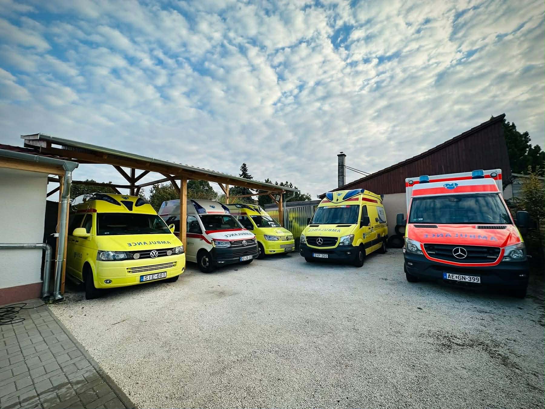 ERGO-Ambulance járműpark
